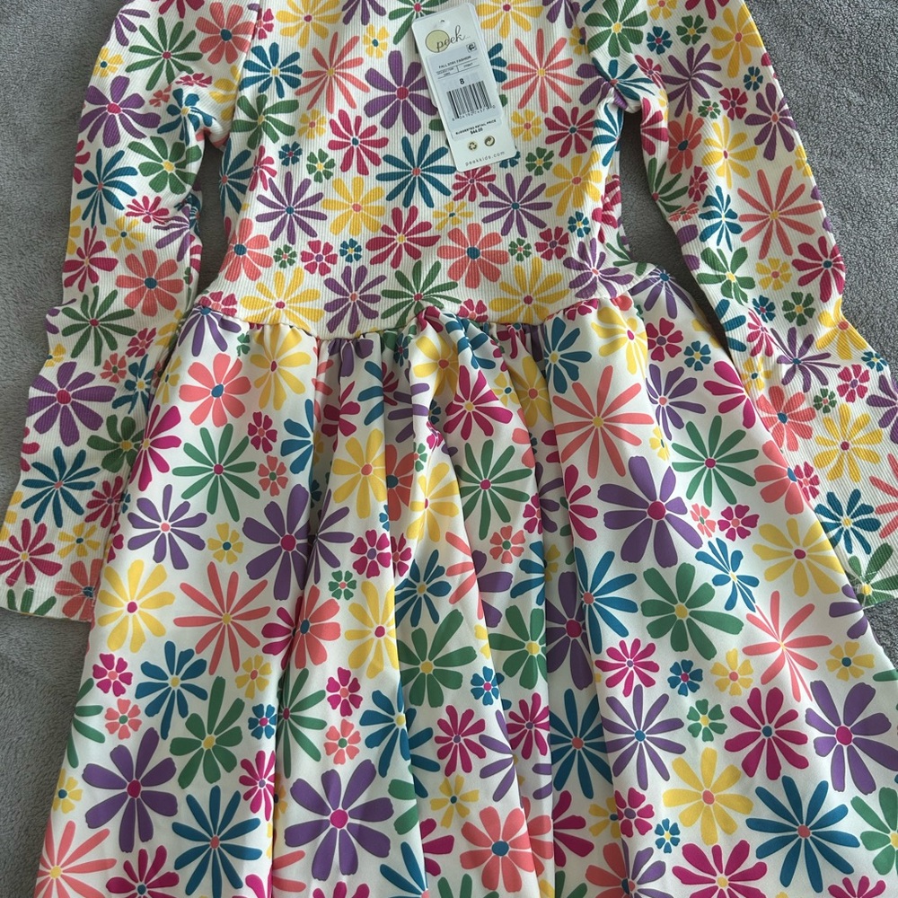 Peek Multicolor Floral Kids Dress